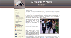 Desktop Screenshot of meachamwriters.org